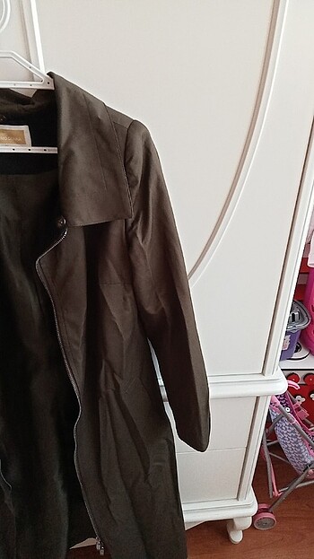 40 Beden yeşil Renk Massimo donna trençkot