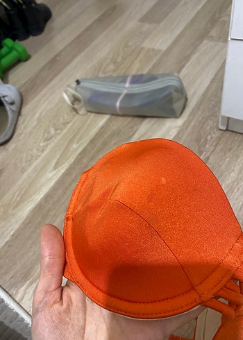 Parlak Turuncu Kadın Bikini Üstü - Görsel 6