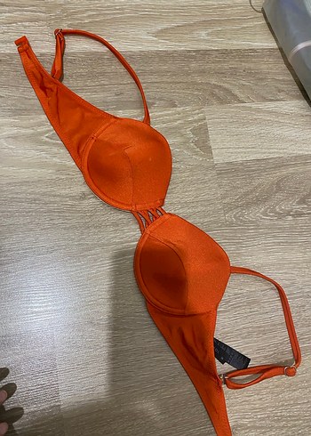 Parlak Turuncu Kadın Bikini Üstü - Görsel 3