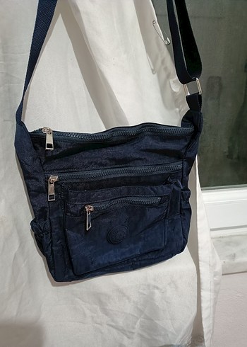 Kadın Lacivert Fermuarlı Çapraz Çanta - Görsel 3