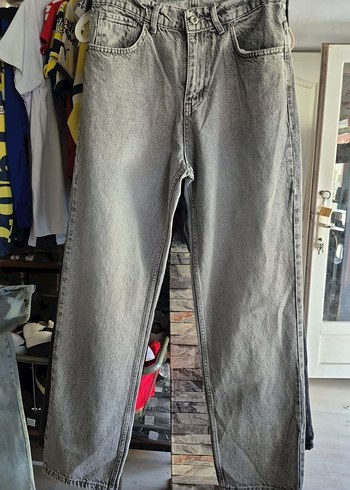 Gri Salaş BAGGY JEAN
