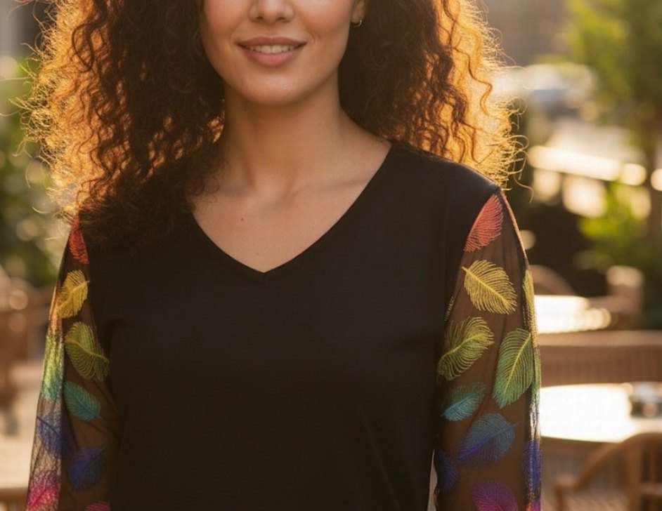 S BEDEN DETAYLI BLUZ - Görsel 2