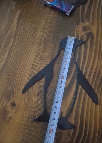 Dekoratif Metal Penguen Duvar Süsü - Görsel 2