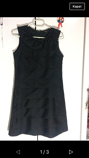 s Beden New Look Siyah mini elbise