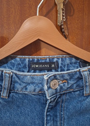 Mavi Midi Boy Kadın Denim Jean - Görsel 3