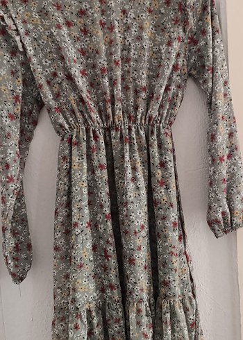 Diger Bohem Uzun Çiçekli Elbise - Görsel 3