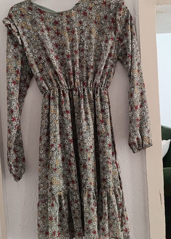 Diger Bohem Uzun Çiçekli Elbise - Görsel 5