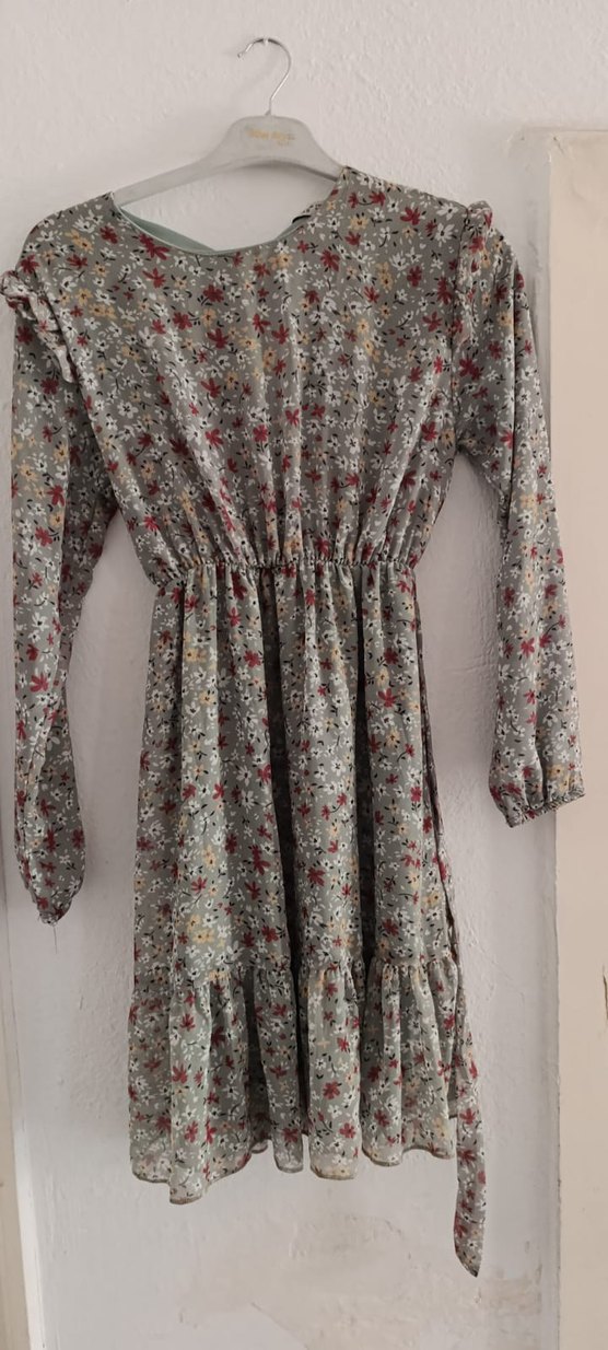 Diger Bohem Uzun Çiçekli Elbise - Görsel 2