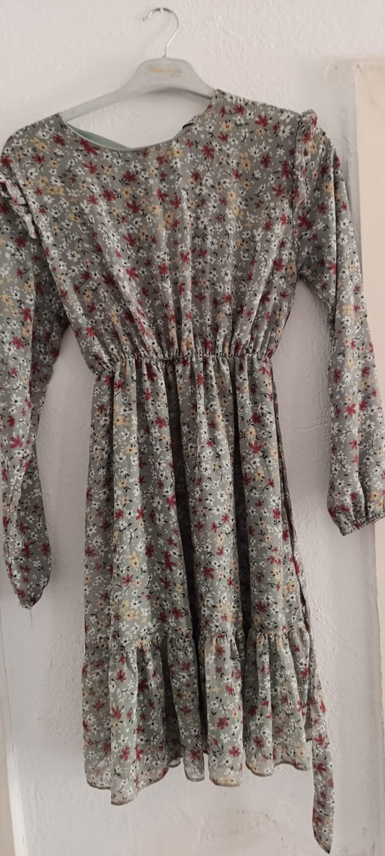 Diger Bohem Uzun Çiçekli Elbise - Görsel 3