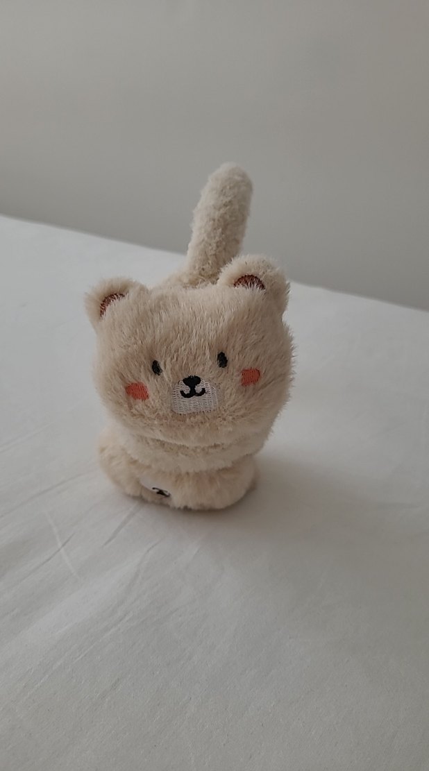 Bej Kürklü Kız Kulaklık - Görsel 3