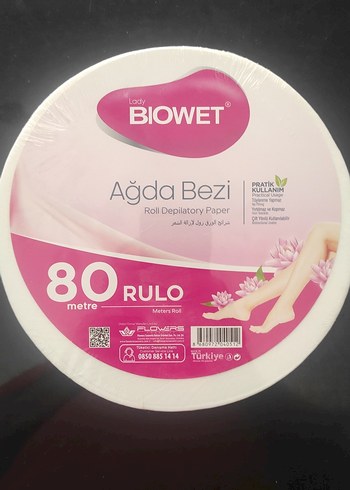 Biowet 80 Metre Ağda Bezi Rulosu