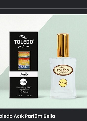 Toledo bayan açık parfüm 50 ml 