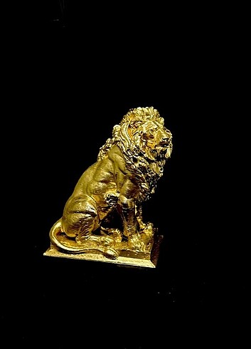 Beden altın Renk Aslan gold biblo