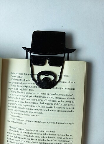 Walter White kitap ayracı, heisenberg kitap ayracı 