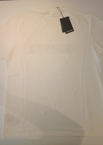 Beyaz DSQUARED2 Baskılı Erkek Tişört - Görsel 4