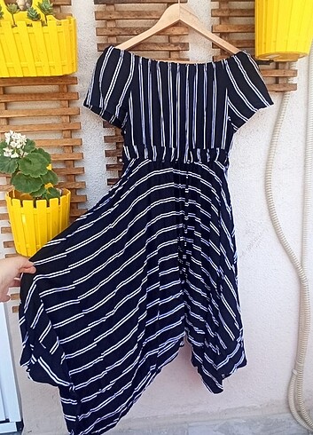 Çizgili elbise