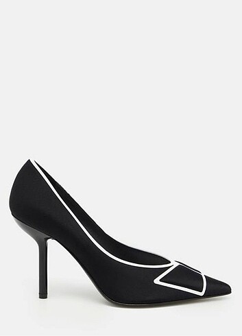 Emporio Armani Siyah 9,5 cm Topuklu Ayakkabı