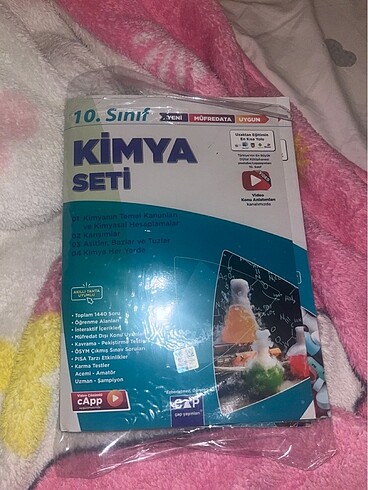 Çap yayınları 10. sınıf kimya fasikül seti