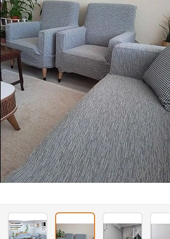 Jakarlı Koltuk örtüsü - Görsel 2