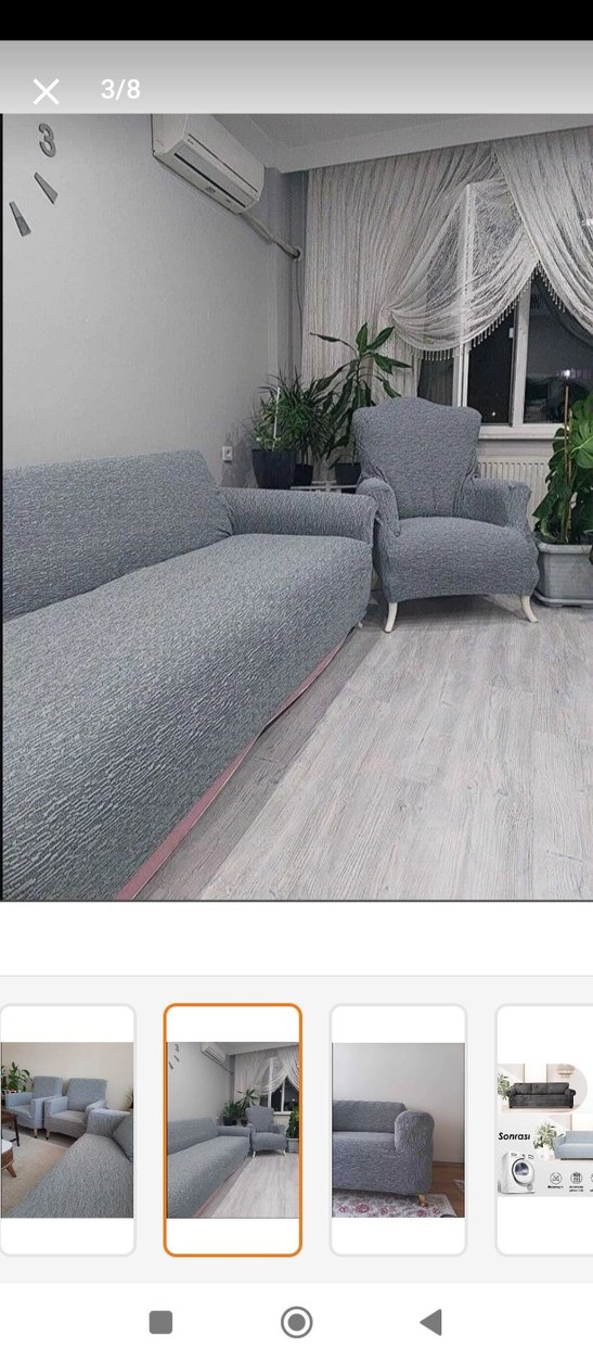 Jakarlı Koltuk örtüsü - Görsel 3