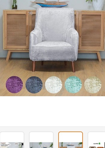 Kadifeli Koltuk örtüsü - Görsel 3