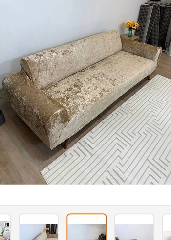 Kadifeli Koltuk örtüsü - Görsel 3