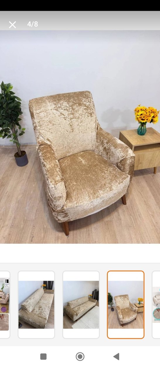 Kadifeli Koltuk örtüsü - Görsel 4