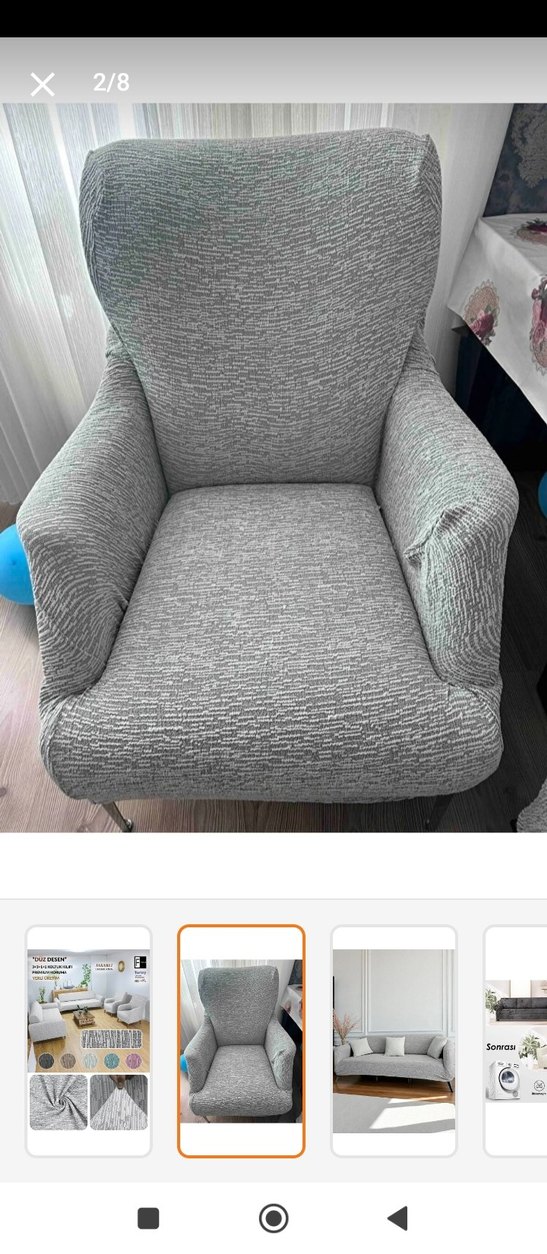 Jakarlı koltuk örtüsü - Görsel 2