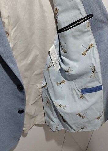 50 Beden mavi Renk Zara marka Ceket