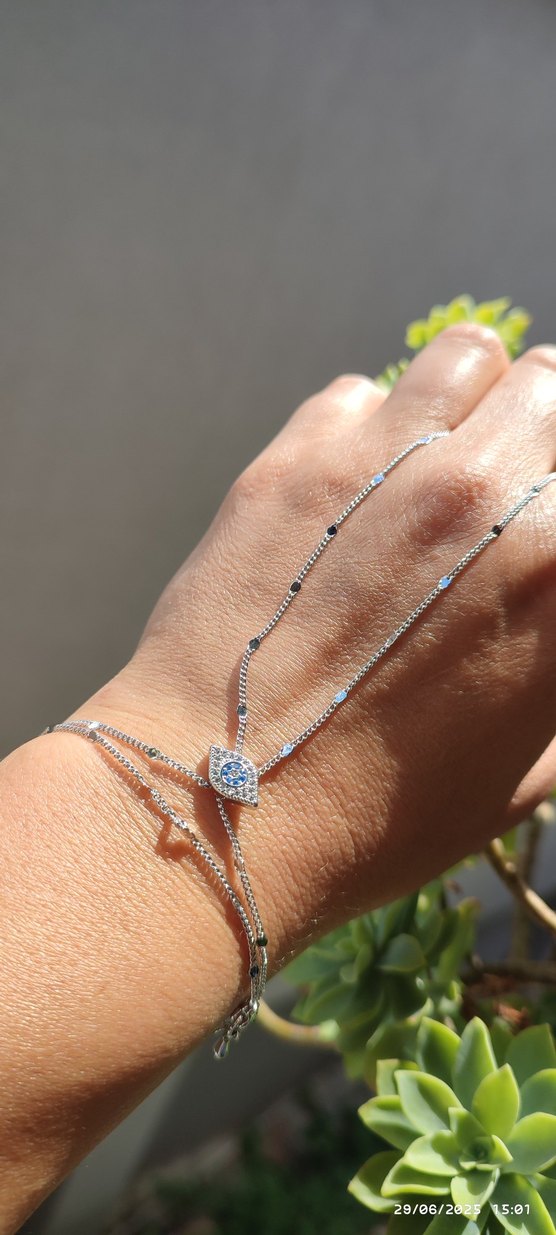  Renkli Nazar Boncuklu Göz Şahmeran  Parıltılı ve Koruyucu!  - Görsel 3