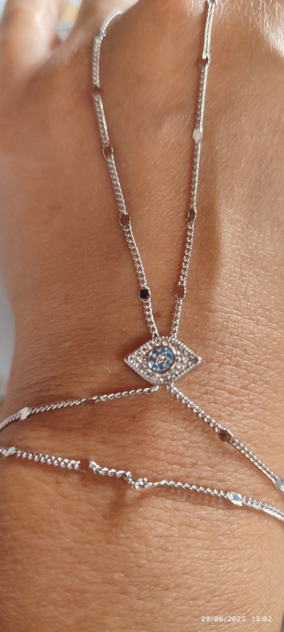  Renkli Nazar Boncuklu Göz Şahmeran  Parıltılı ve Koruyucu!  - Görsel 2