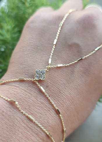  Taşlı Gold Renk Şahmeran | Zarif & Işıltılı | Aynı Gün Kargo - Görsel 6