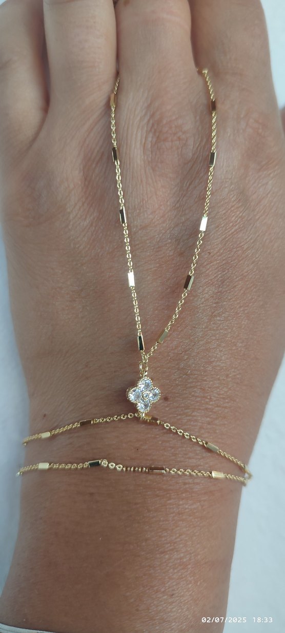  Taşlı Gold Renk Şahmeran | Zarif & Işıltılı | Aynı Gün Kargo - Görsel 3