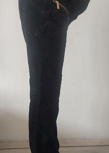 Siyah Süet Hamile Pantolonu - Görsel 5