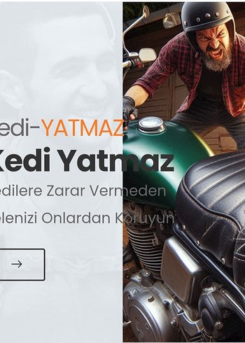 Kediyatmaz plastik Dikenli Selesi Koruyucu