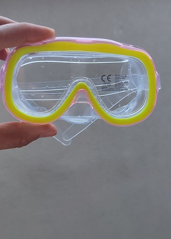 Sarı Şeffaf Plaj Yüzme Gözlüğü - Görsel 6
