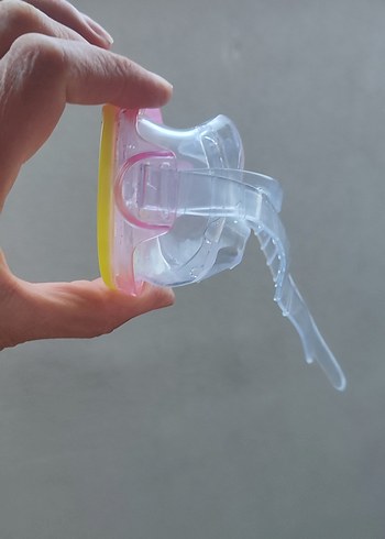 Sarı Şeffaf Plaj Yüzme Gözlüğü - Görsel 5