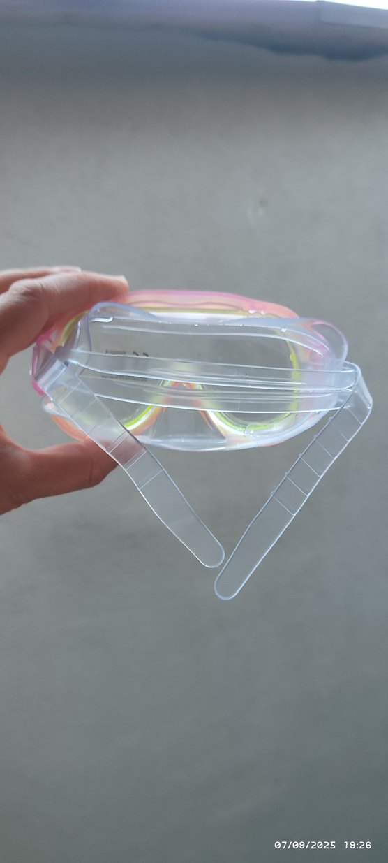 Sarı Şeffaf Plaj Yüzme Gözlüğü - Görsel 4