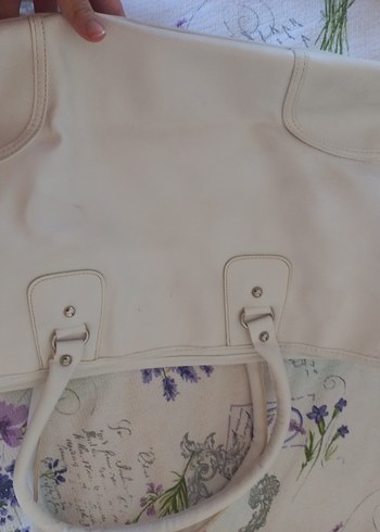 Lacoste Lacoste Beyaz Deri Fermuarlı Kadın Çanta