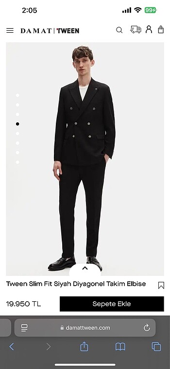 Damat Tween Siyah Ceket - Görsel 2