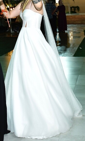 Haute Couture Özel Tasarım Inci Detaylı Gelinlik - Görsel 6