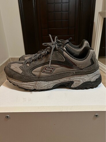 43 Beden gri Renk Skechers Erkek Stamina Sneakers Ayakkabı
