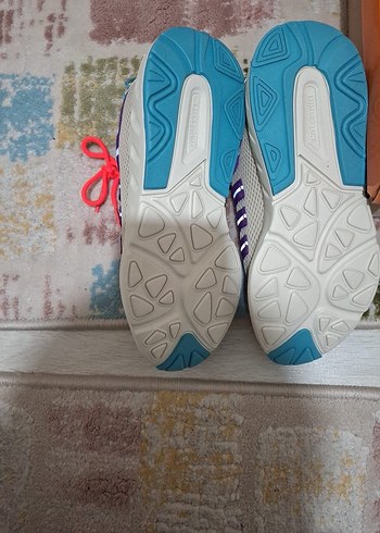 Renkli Bağcıklı Kadın Spor Ayakkabı - Görsel 4