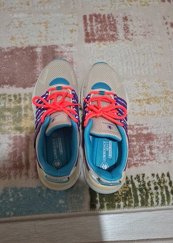 Renkli Bağcıklı Kadın Spor Ayakkabı - Görsel 2