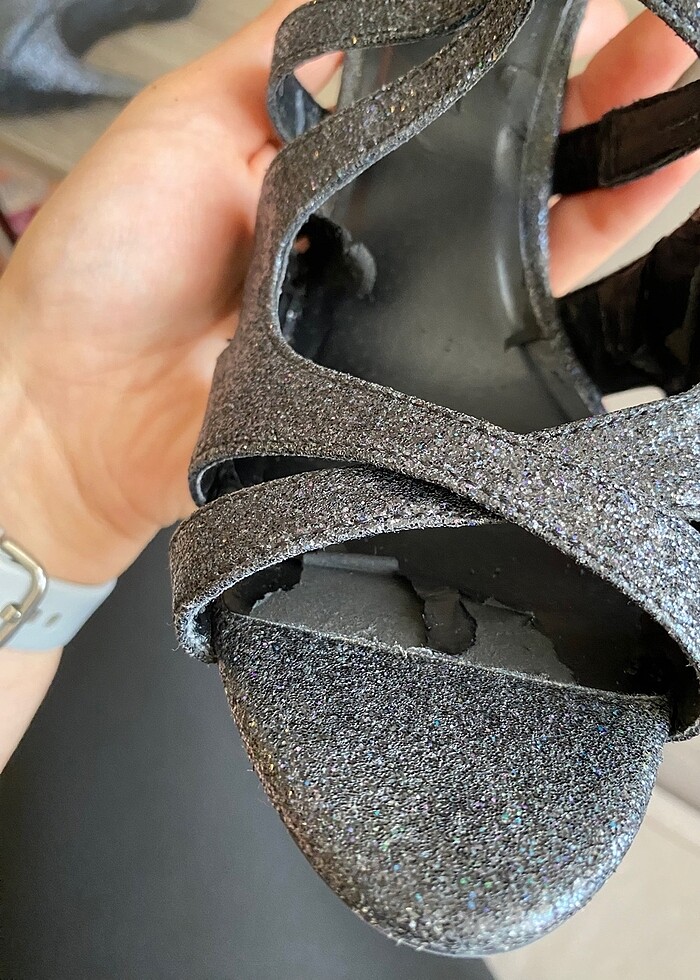 Simli topuklu - Görsel 3