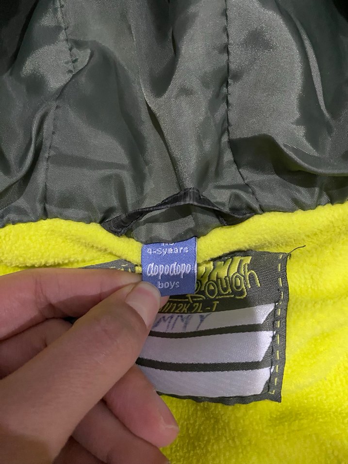 Kapüşonlu Erkek Çocuk Mont 4-5 yaş - Görsel 5