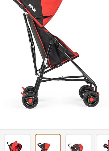 0 - 13 kg Beden kırmızı Renk Baston bebek arabası