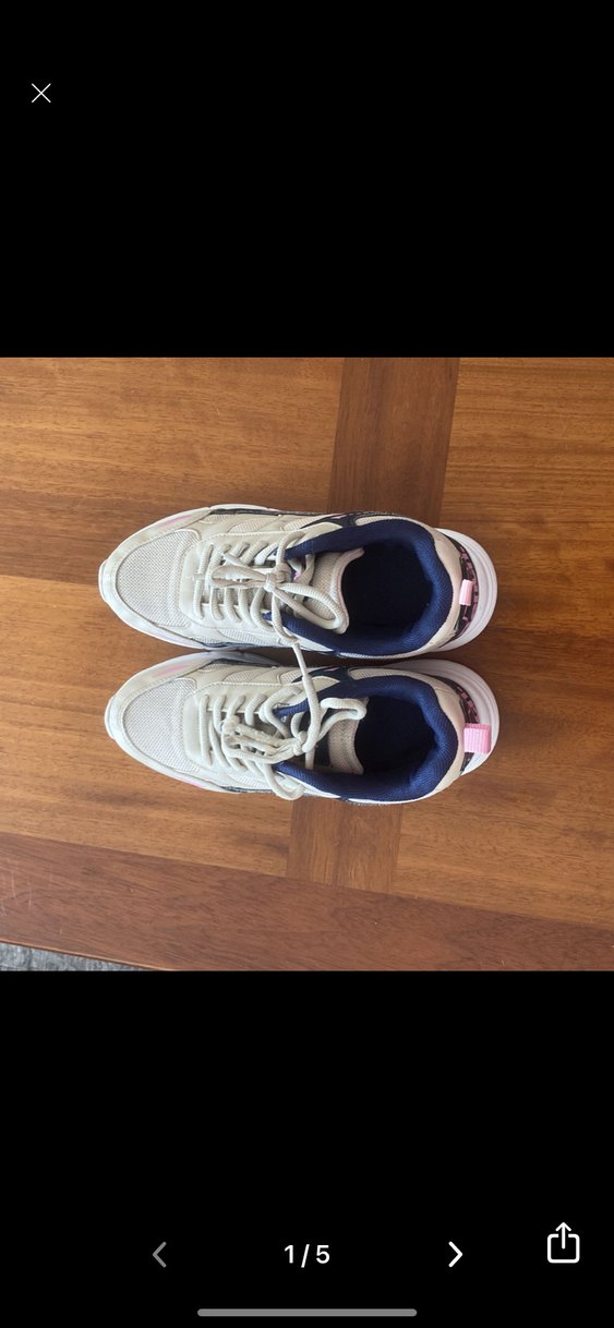 Beyaz Bağcıklı kız çocuk spor ayakkabı - Görsel 2