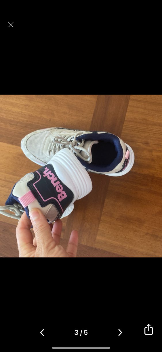 Beyaz Bağcıklı kız çocuk spor ayakkabı - Görsel 4