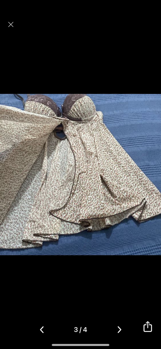 Bohem Midi Askılı Kadın Gecelik - Görsel 4